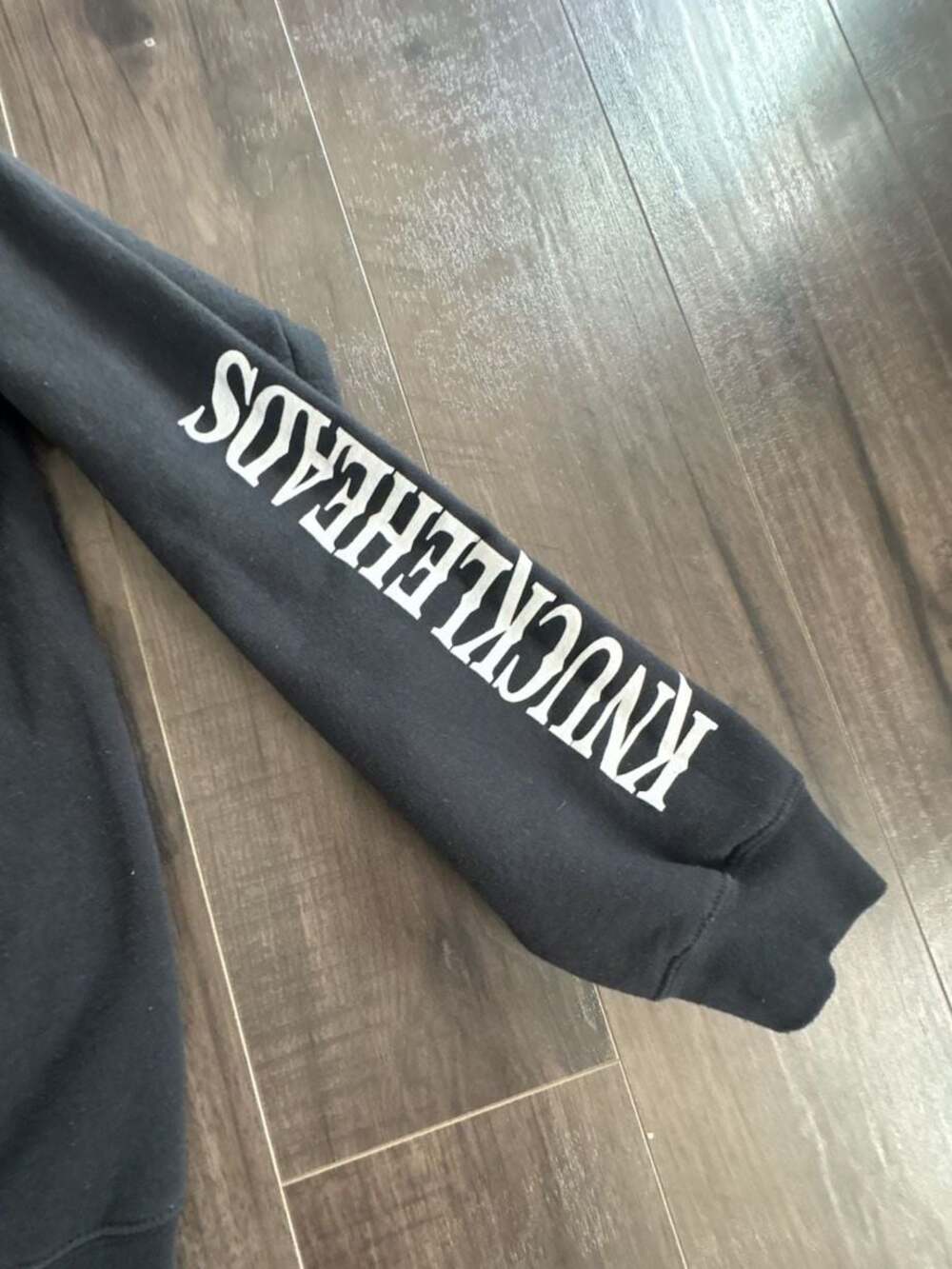 No Rules Riders Knuckleheads Custom Graphic Full-Zip Hoodie View 4